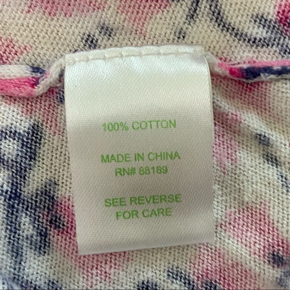 Lilly Pulitzer Rare HG Floral Babs Cardigan Medium - Picture 5 of 7